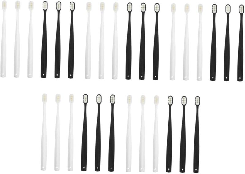 5 Pack Portable Soft Bristle Toothbrush Gentle Cleaning for Adults Travel Friendly - Image 1